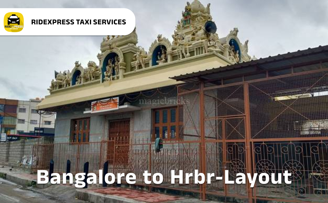 Reliable Round Trip Airport Taxi from HRBR Layout to Kempegowda Airport