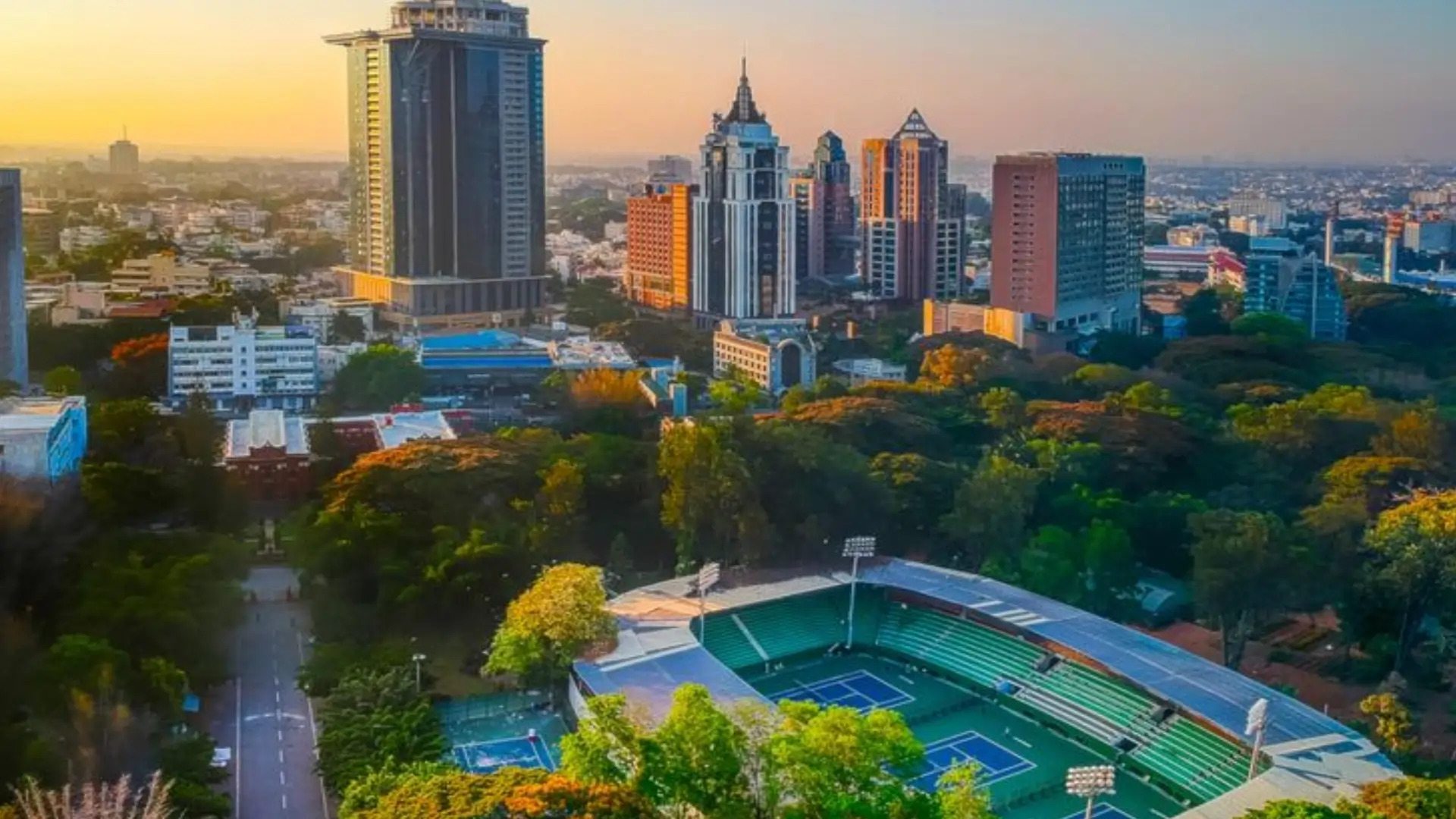 UB City Tower in Bangalore, the city RideXpress operates in